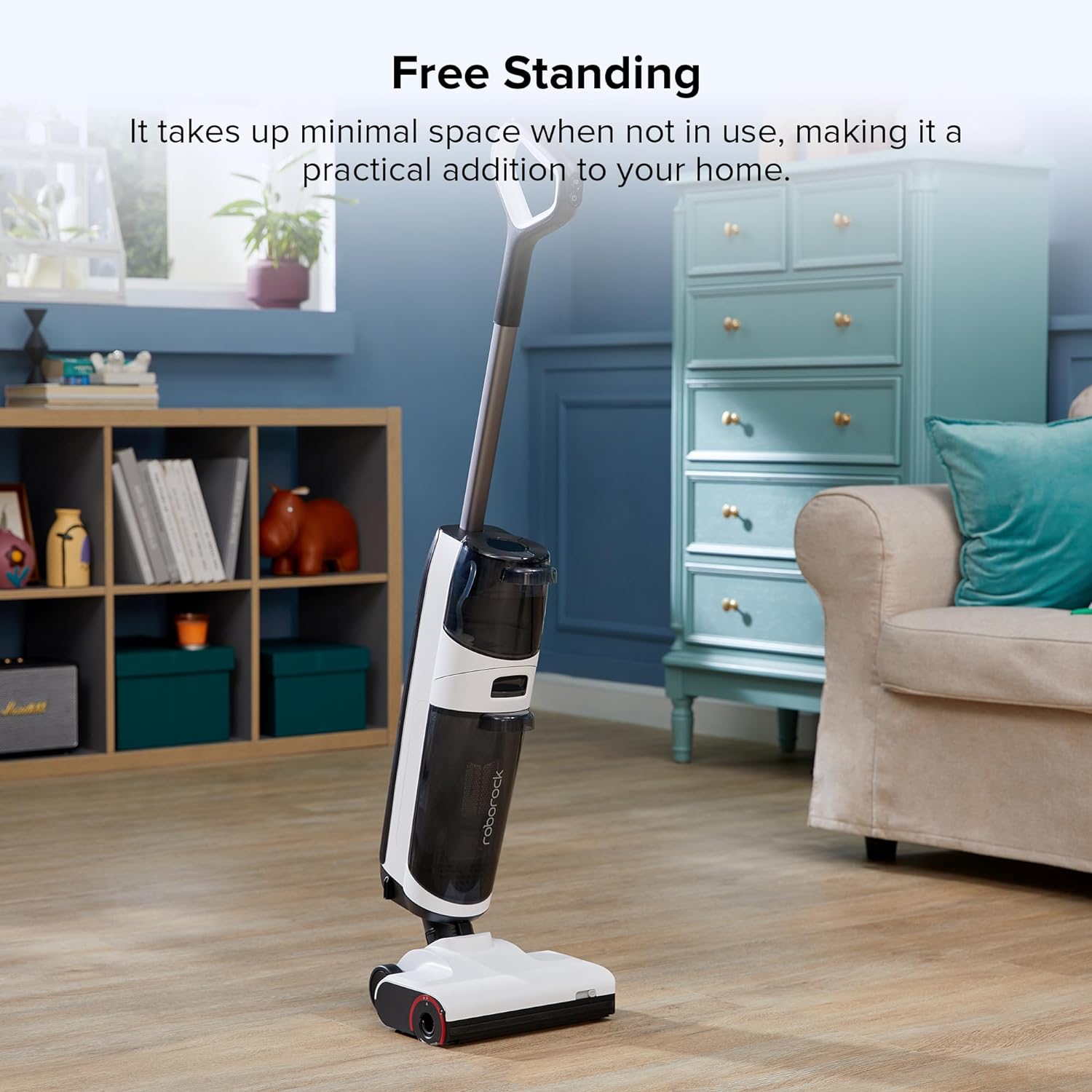 Máy Hút Bụi Lau Sàn Roborock Flexi Lite Gập Nghiêng 180° - Hàng Chính Hãng