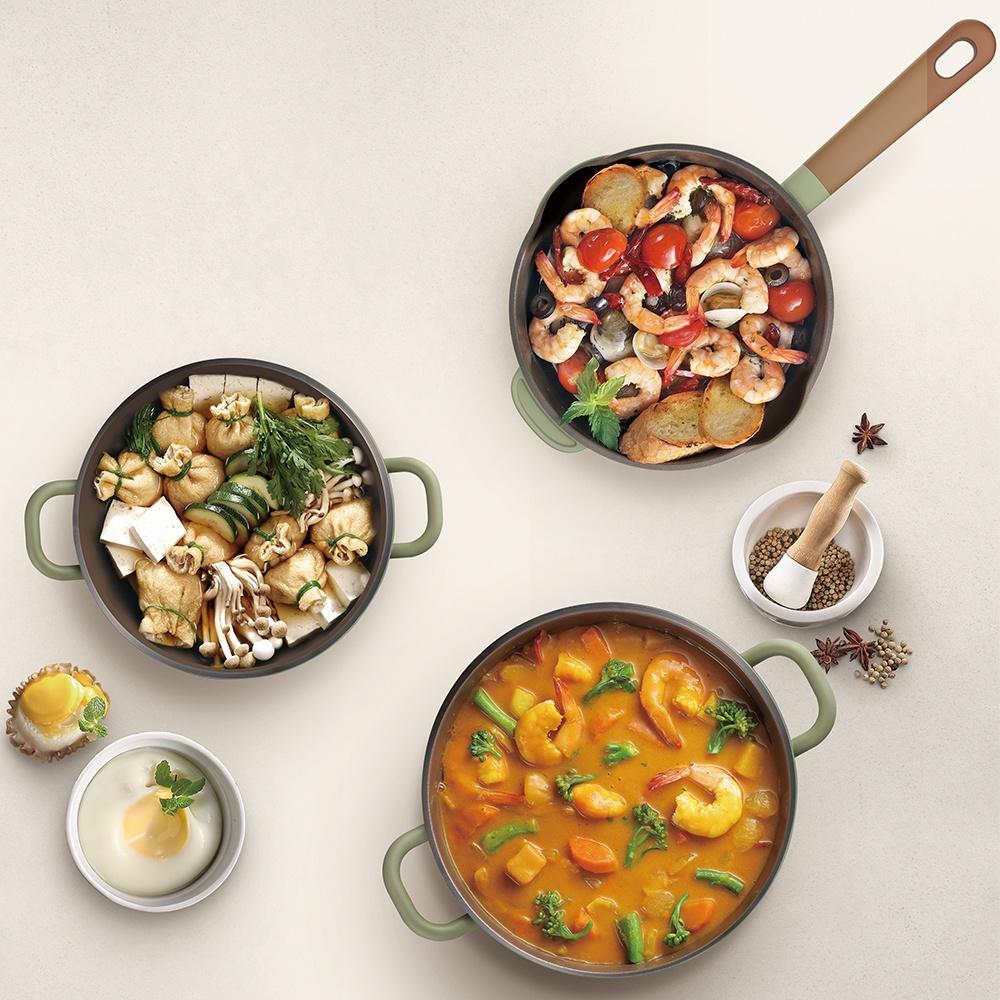 Nồi casserole Ceramic hiệu PN BLRPT-24C - Hàng chính hãng