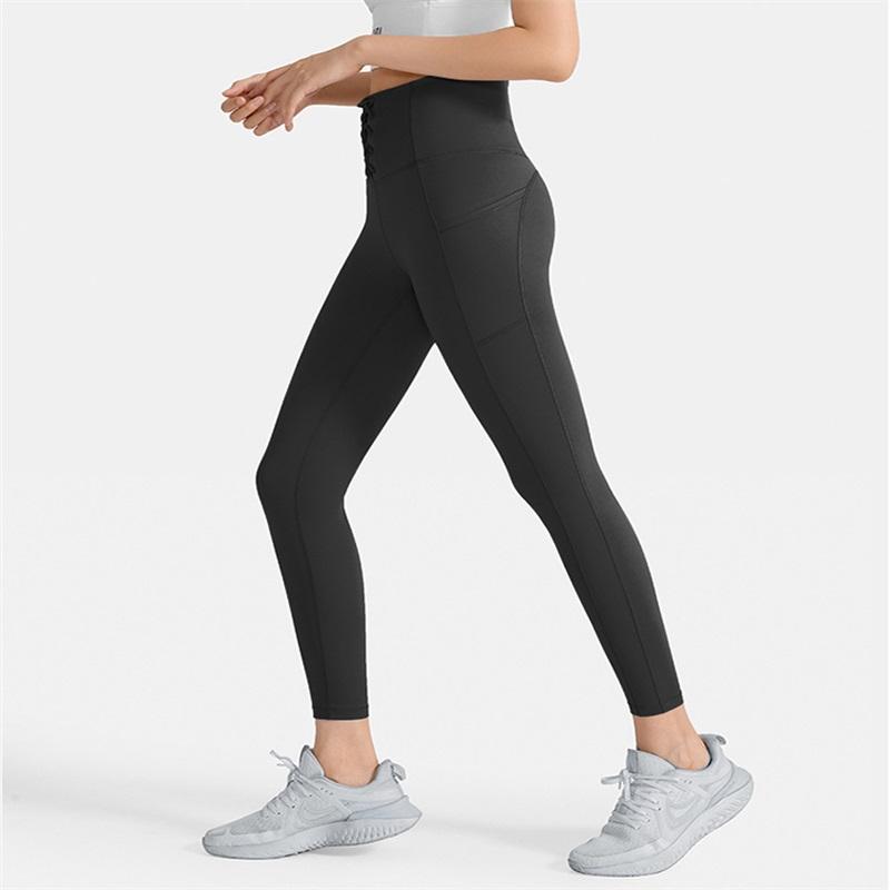 Cao Cấp Quần Legging Thể Dục Màu Quần Legging Tập Yoga Gợi Cảm Slim Tập Gym Đẩy Hông Quần Áo Thể Dục Chạy Thể Thao Quần Tập Yoga Nữ