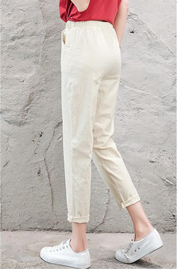 Quần Baggy Nữ Thô Đũi