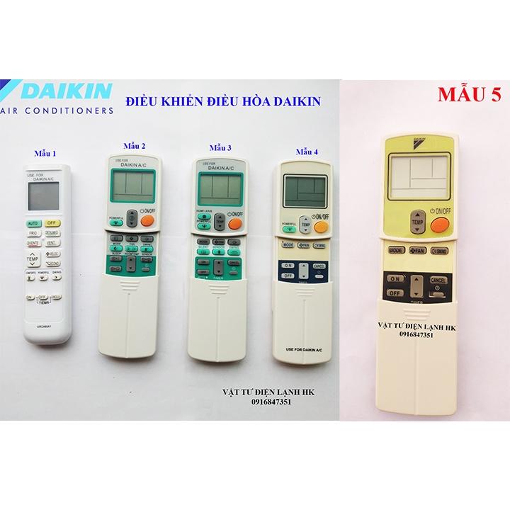 Điều khiển cho điều hòa DAIKIN mẫu như hình - Remote máy lạnh