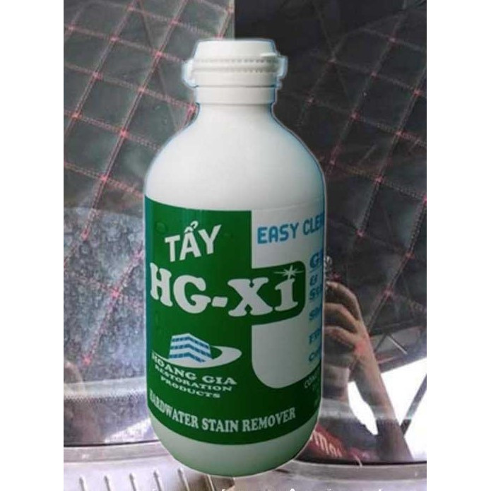 Tẩy vảy cá nước khô cứng trên kính xe HG X1 HARDWATER STAIN REMOVER for Car 250 ML