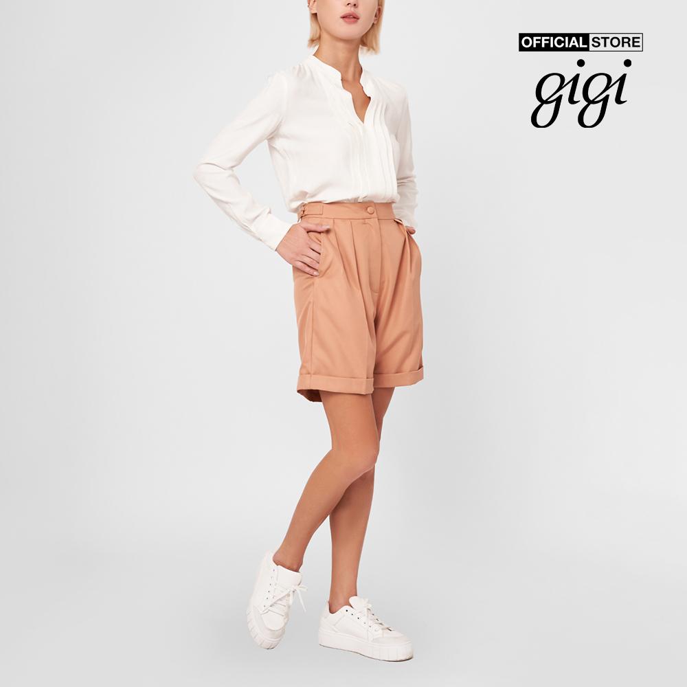 GIGI - Áo kiểu nữ tay dài cổ trụ thời trang G1108B211271