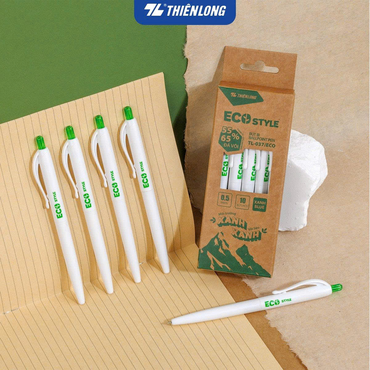 Bút bi - Eco Style Thiên Long TL-037/ECO thân thiện mới môi trường