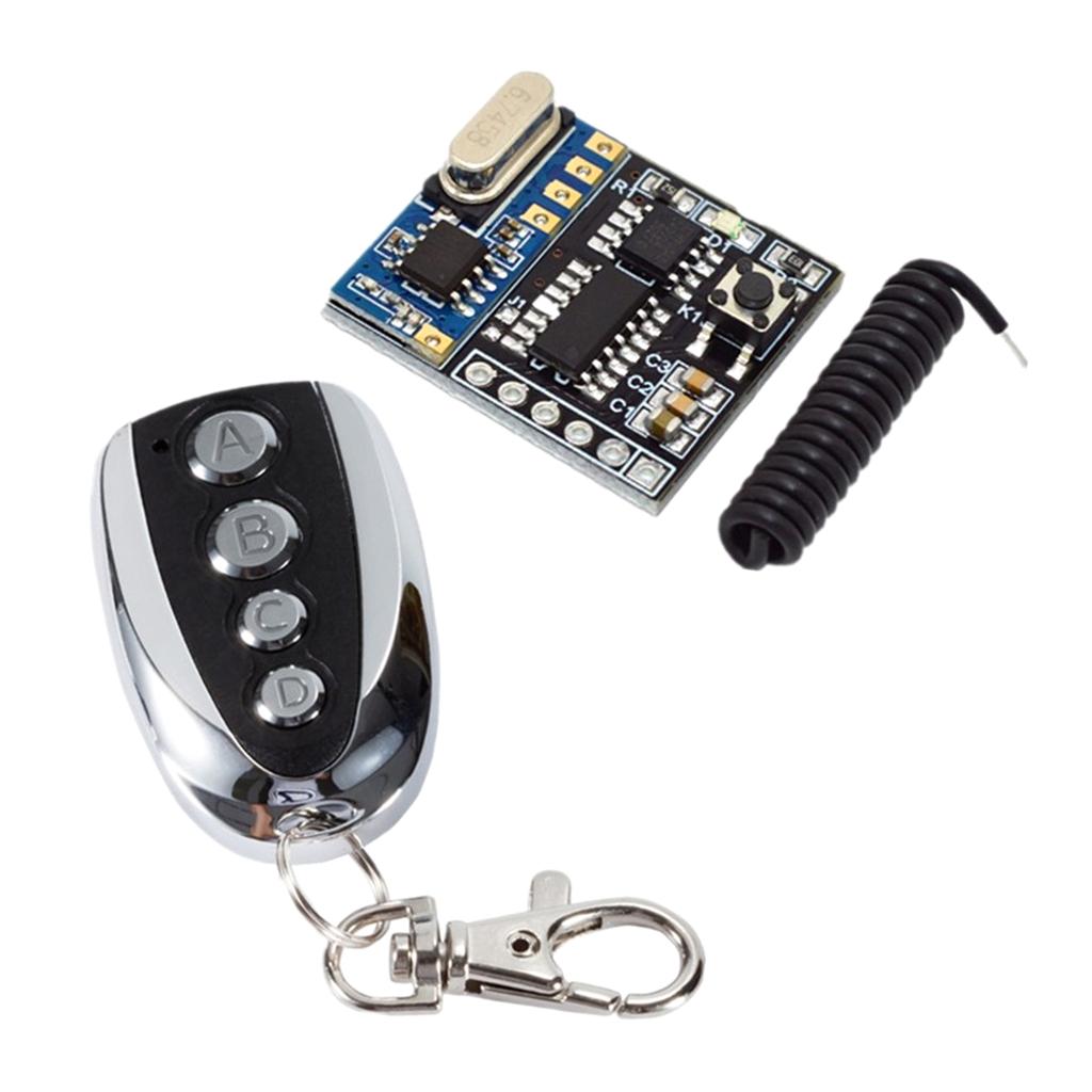 4 Channel 433mhz Wireless RF Control Relay Receiver + Transmitter