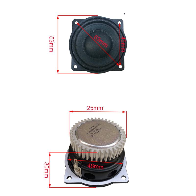 Loa toàn diện 30W 2 inch 6ohm Di động 53mm loa âm thanh loa hình nón với tản nhiệt để sửa chữa bose 2pcs Màu sắc: 2pcs