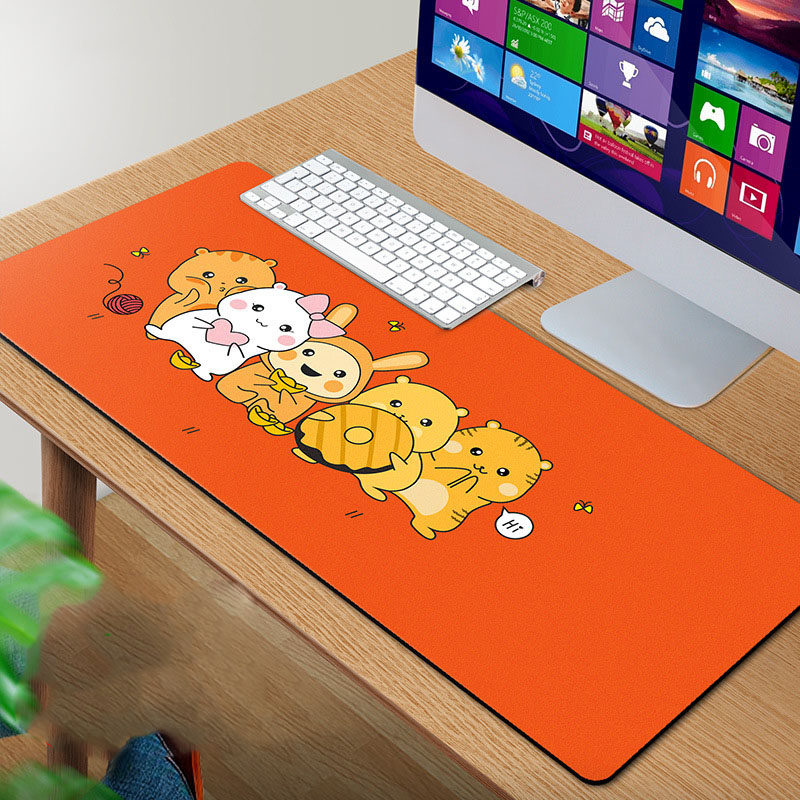 Miếng Lót Chuột, Bàn Di Chuột, Mouse Pad Cute Dễ Thương Cỡ Lớn Animal_ Hàng Chính Hãng