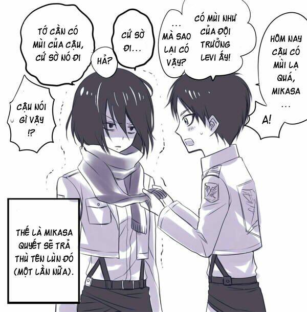 tấn công người khổng lồ - doujinshi eren x mikasa chapter 57 5