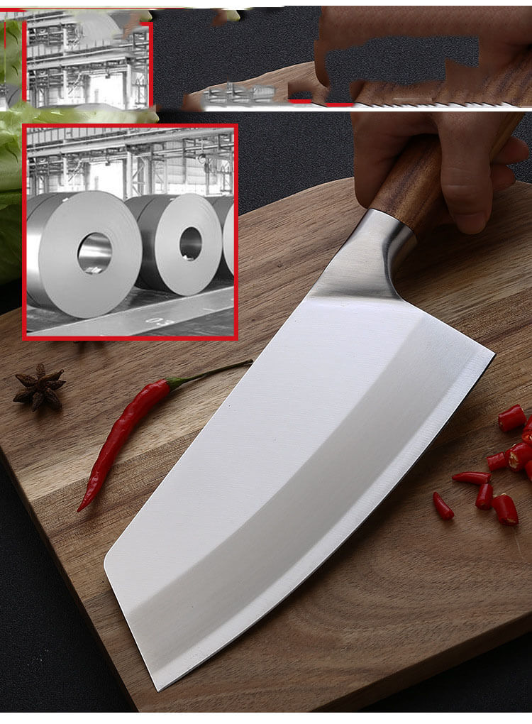 DAO BẾP SANTOKU THÉP CAO CẤP MÃ MDT124