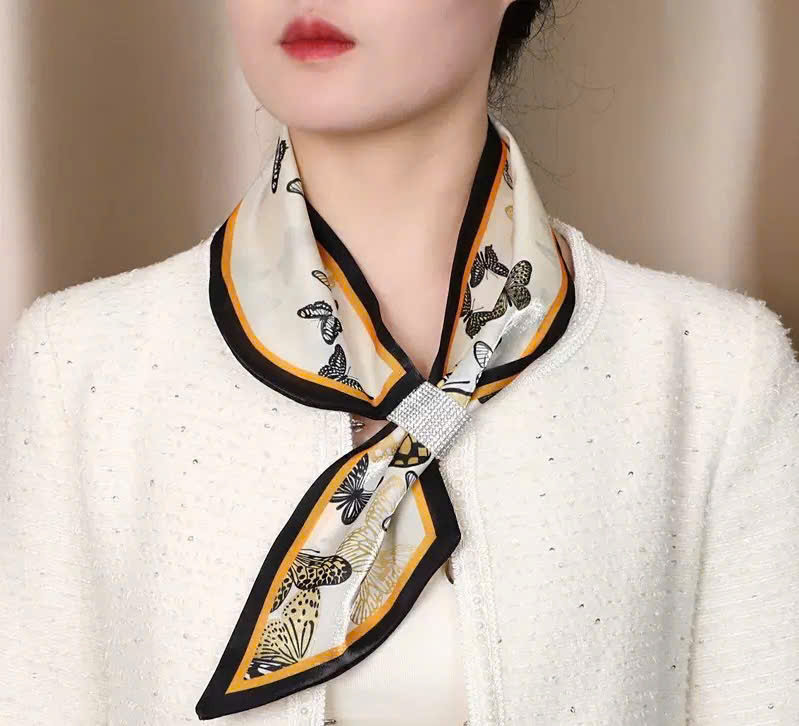 KHĂN LỤA DÀI KHĂN QUÀNG CỔ KHĂN CHOÀNG LỤA BĂNG ĐÔ TRANG TRÍ NƠ CAO CẤP ĐA NĂNG SANG TRỌNG THANH LỊCH MÃ 36