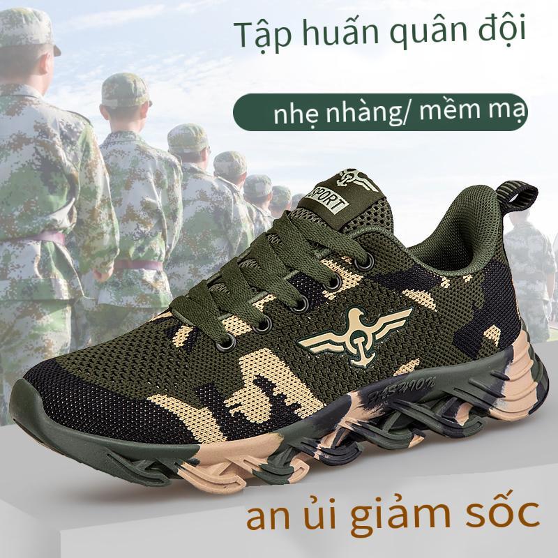 Ưu đãi nhất giày thể thao giảm giá mới nhất đảm bảo chất lượng giày đỏ lưới chống trượt giày đôi giày chạy bộ