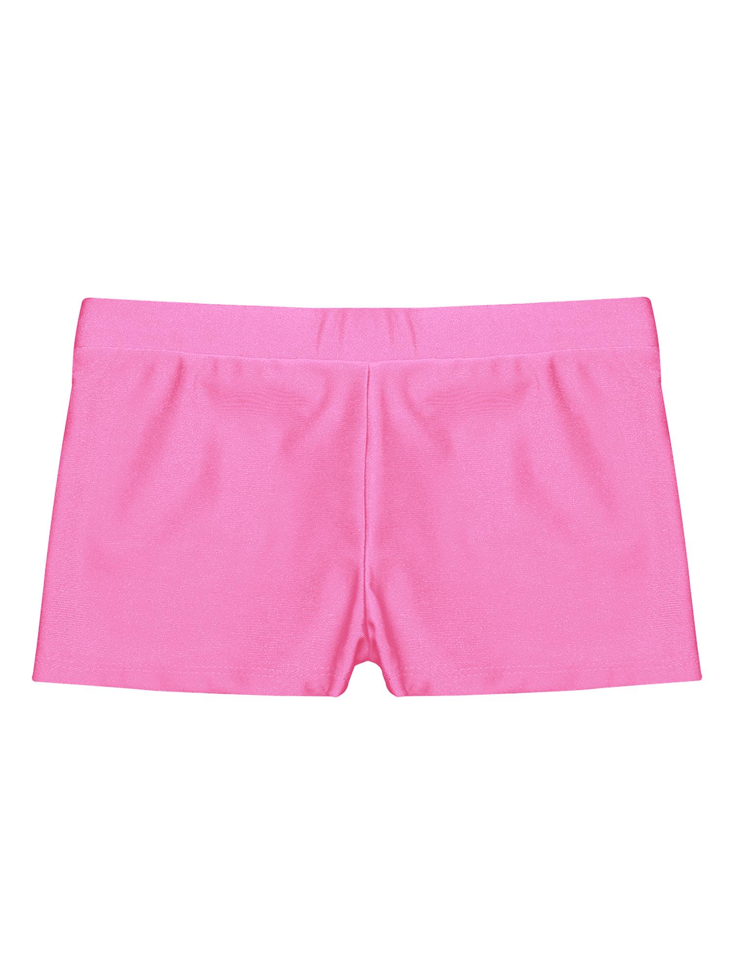 Trẻ em nữ không tay sáng bóng sequins thể dục dụng cụ thể dục dụng cụ với v-front eo quần short nhảy thể thao trang phục múa ba lê Color: Pink Size: 12