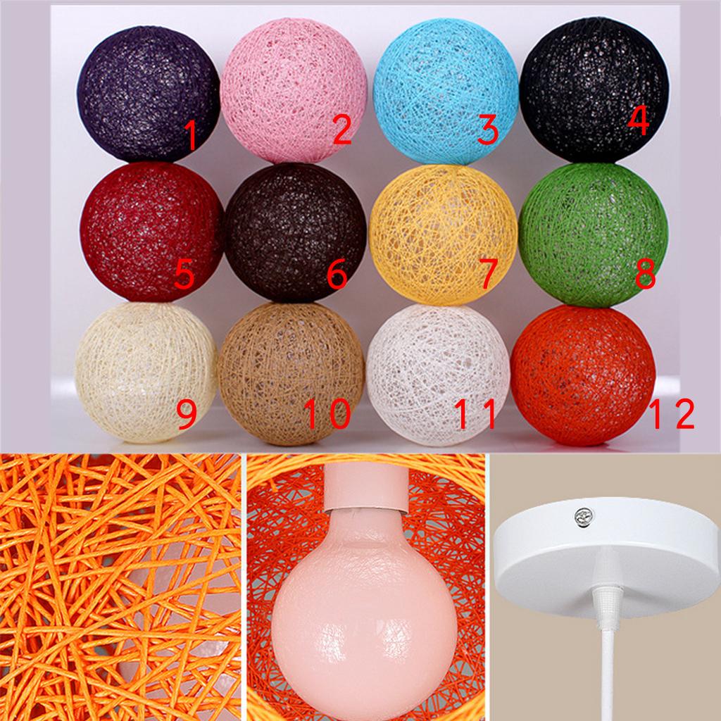 Bóng Mây Wicker Ball Quả Cầu Trần Bóng đèn Với Lỗ 20 Cm