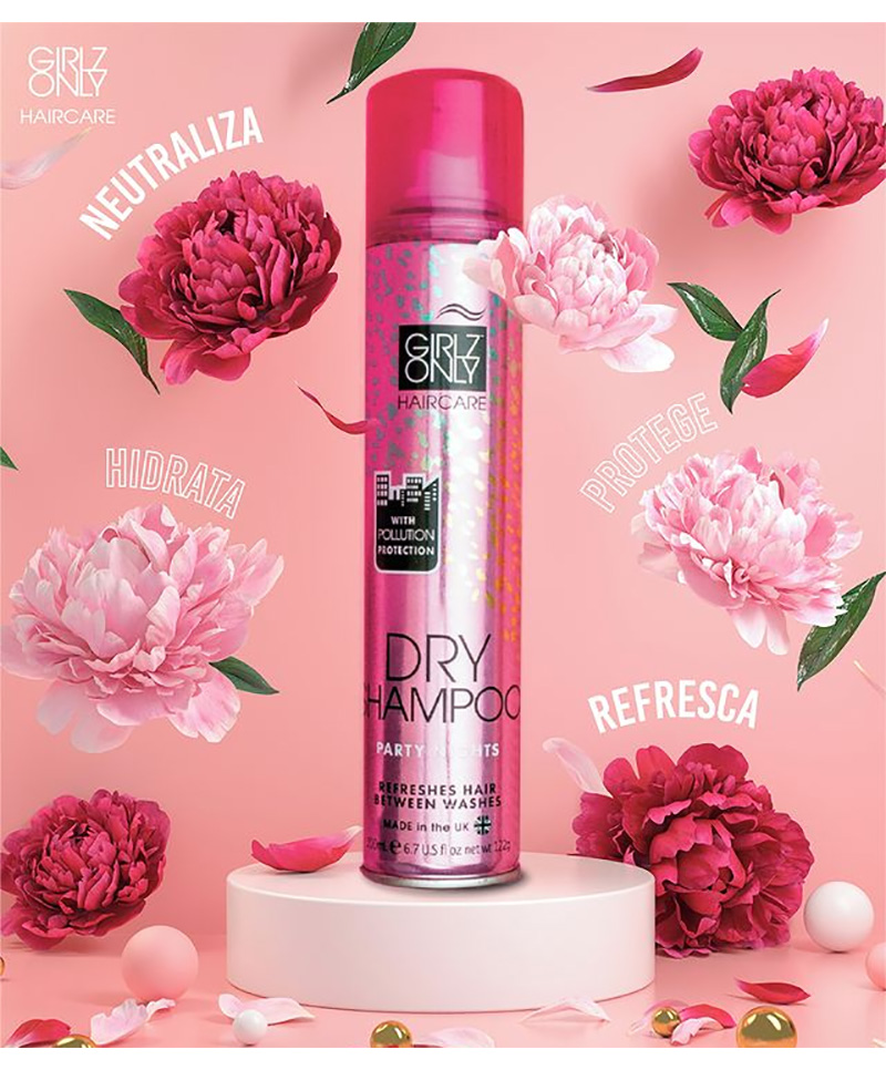 Dầu gội khô không cần nước Girlz Only Anh Quốc làm sạch bụi bẩn, làm phồng chân tóc, giữ nếp, tạo kiểu tóc bồng bềnh, suôn mượt - Massel Official