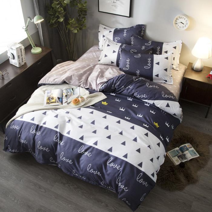 Bộ chăn ga gối Cotton cao cấp 1m6x2m DQK122