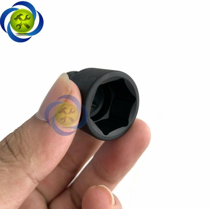 Tuýp 19mm 3/8 Kingtony 353519M loại ngắn 6 cạnh màu đen