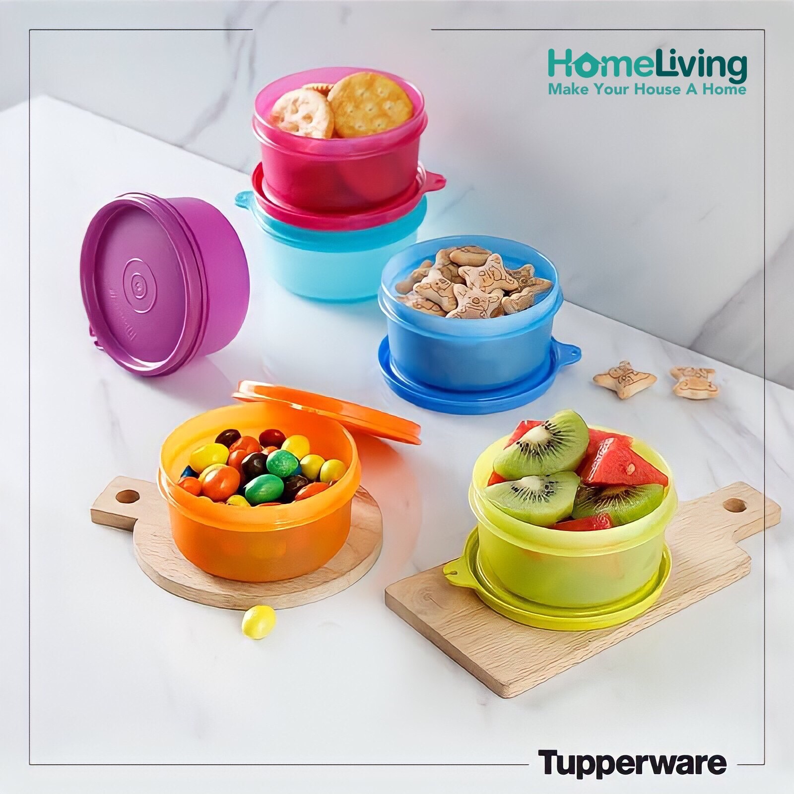 Hộp Trữ Mát Tupperware Small Saver 200ml Set 6