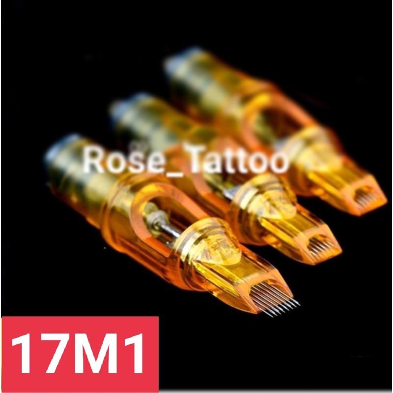 5 kim 17M1 ngang đánh bóng Dragon yellow Cho máy pen xăm hình và xăm thẩm mĩ