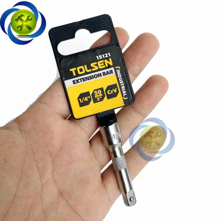 Đầu nối dài 1/4 Tolsen 15121 dài 50mm đầu vuông 6.35mm