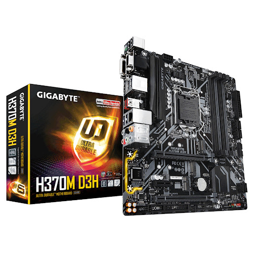 Bo Mạch Mainboard GIGABYTE H370M-D3H - Hàng chính hãng