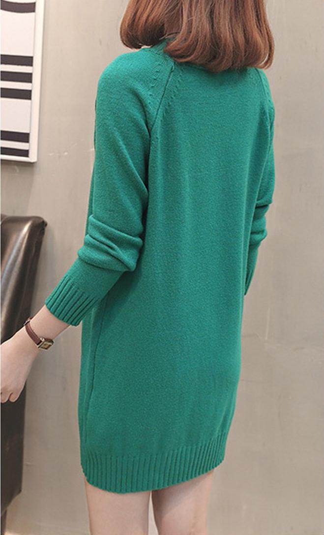 Đầm len lá cao cấp TK210