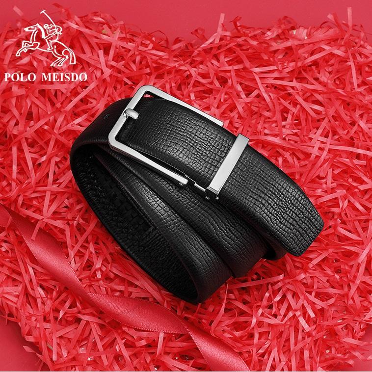 Thắt Lưng Nam Cao Cấp Hàng Hiệu POLO MEISDO Da Bò Thật 100% Sang Trọng Đẳng Cấp Bảo Hành 1 Năm PL70