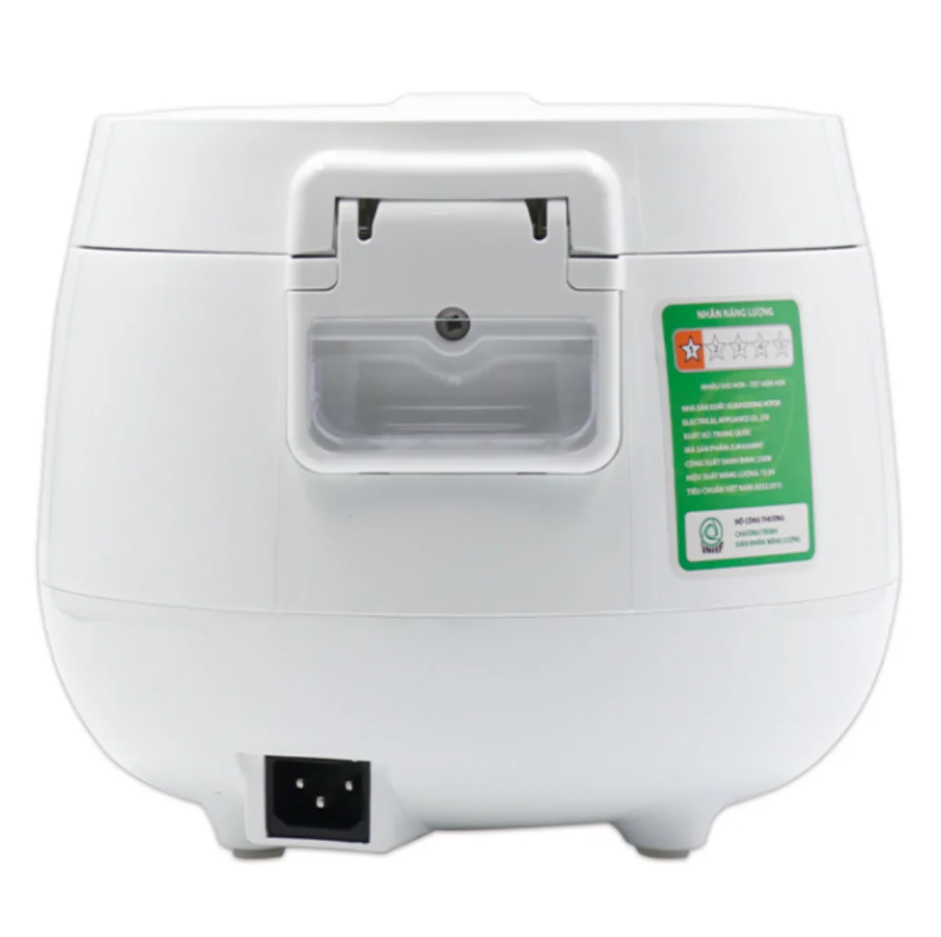 Nồi Cơm Điện Lock&amp;Lock Mechanical Rice Cooker EJR426WHT 0.8 Lít - Hàng chính hãng
