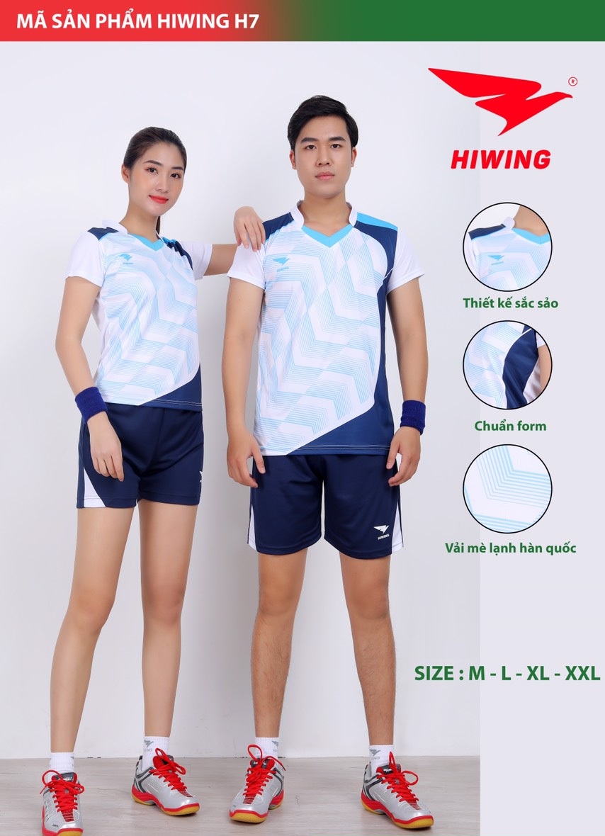 Bộ quần áo bóng chuyền nam cao cấp H7 thương hiệu Hiwing