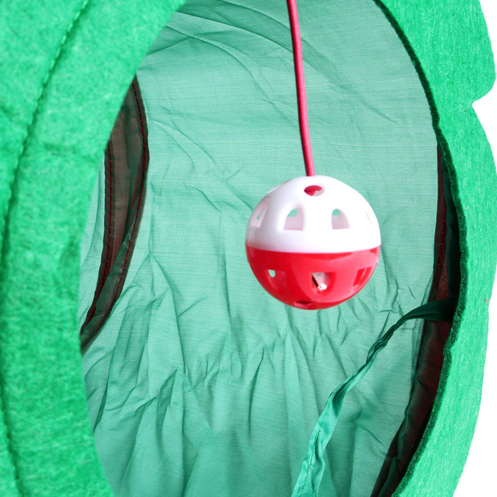 Cat Tunnel Foldable Tubes Rest Interactive Toy for Small Animals Indoor Cats