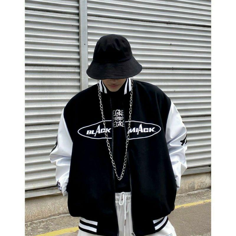 Áo khoác bomber unisex, áo khoác cặp đôi chất dù