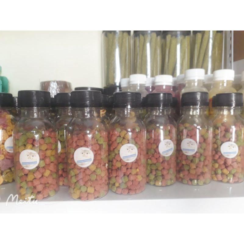 Viên cỏ dải nén hạt nhỏ mài răng cho hamster , thỏ , bọ , sóc lọ 50g