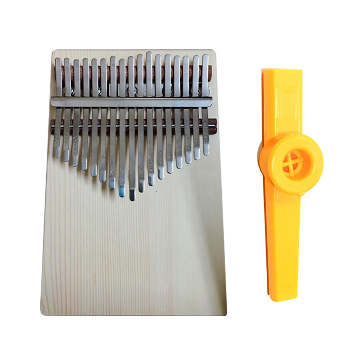 Đàn Kalimba Woim 17 phím Gỗ Mahogany Khối chữ Tặng Kèm Kèn Kazoo