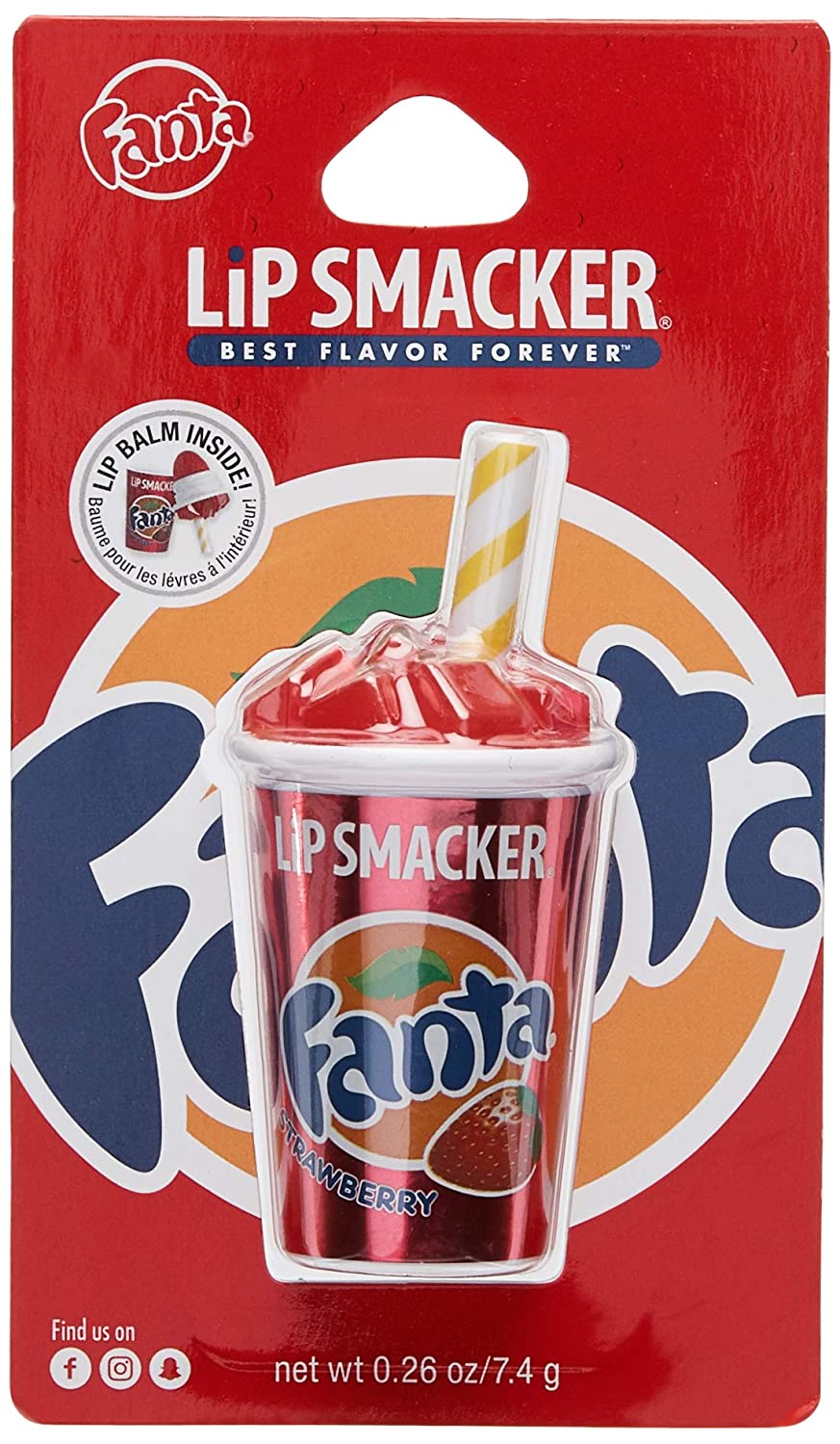 Lip Smacker - Son Fanta Strawberry Cup Lip Balm – Cốc Fanta vị dâu