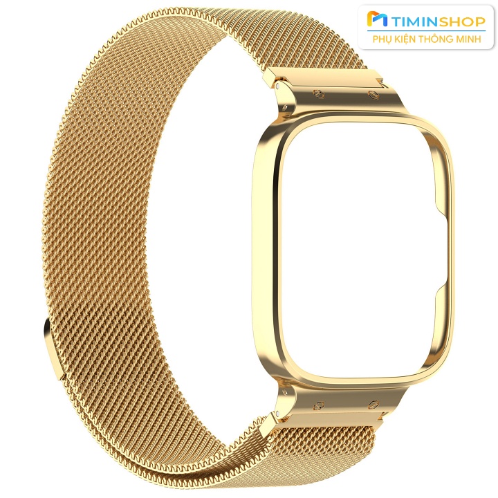 Dây đeo cho Redmi Watch 3 Active - Dây thép, khóa nam châm