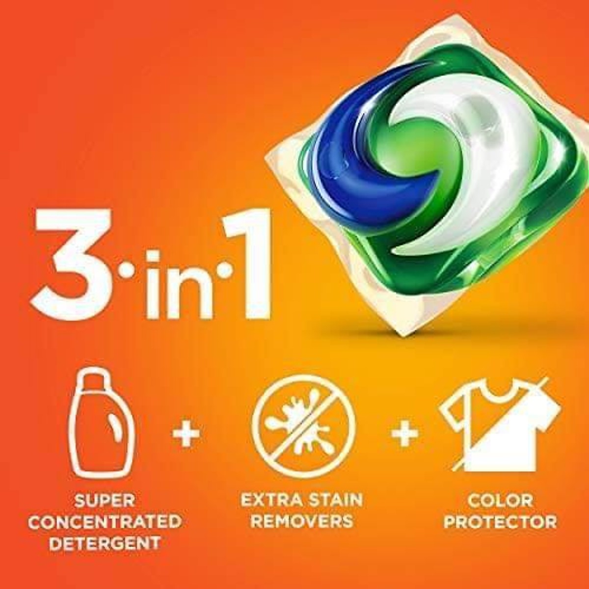 Nước giặt Tide Pods 3 in 1 Spring Meadow thùng 168 Viên - USA