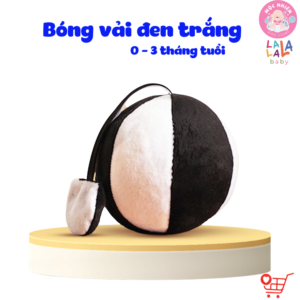 Đồ Chơi Bóng Vải Xúc Xắc Vui Nhộn Kích Thích Thị Giác Cho Trẻ Sơ Sinh Look, Look! Ball - Lalala Baby