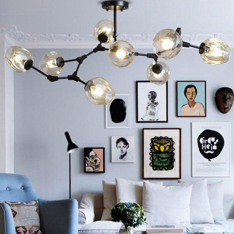 Đèn chùm thả RIO TOURFANG 8 bóng - 10 bóng cao cấp đặc biệt sang trọng trong không gian phòng khách,sảnh khách sạn