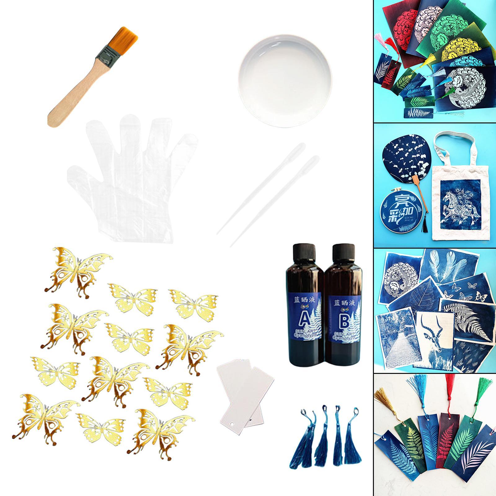 Cyanotype Printing DIY Kit  High Sensitive f/ sun Printing Paper