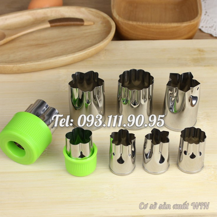 Bộ 8 dụng cụ cắt tỉa rau củ, hoa quả - Mã số Q 1241