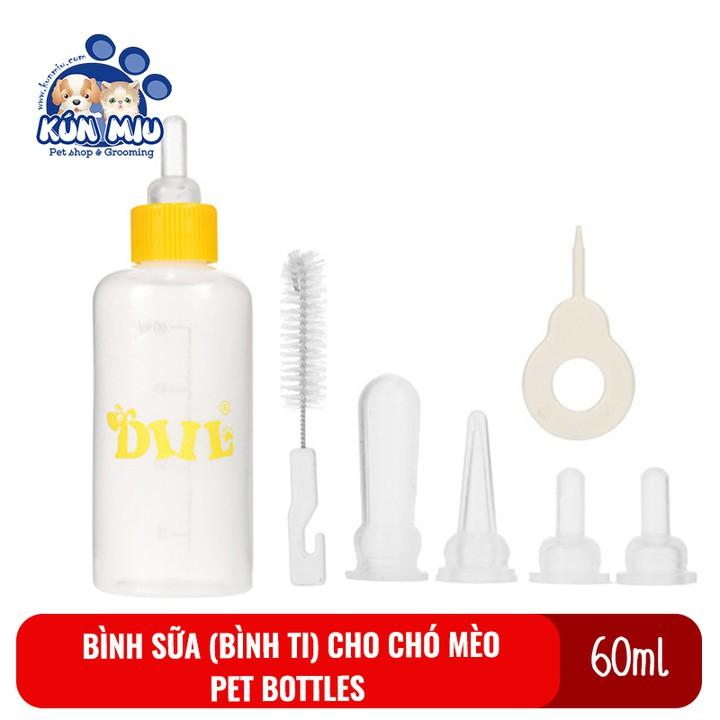 Bình sữa cho chó mèo Pet bottles Diil 60 ml Kún Miu - Bình ti cho chó mèo 60ml