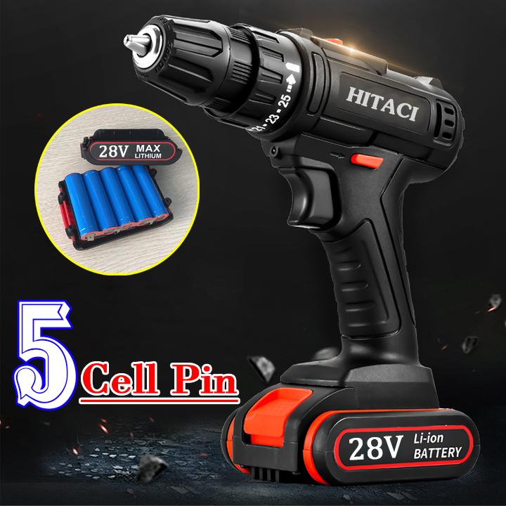 Khoan Pin 28v Tặng 2 Mũi Bắt Vít - Khoan Pin 28V
