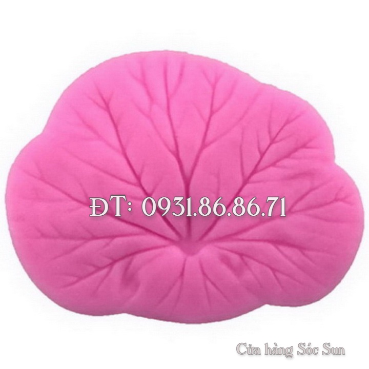 Khuôn silicon lá sen - Mã số 1586