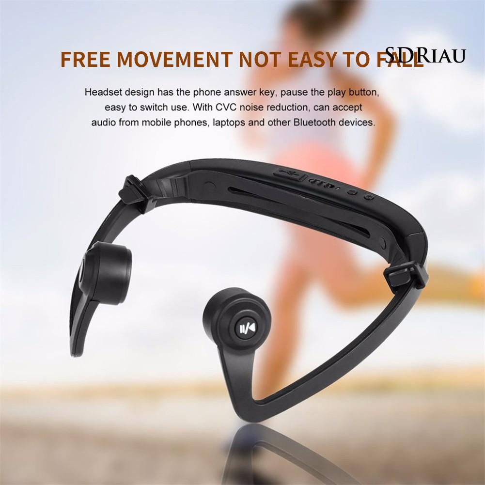 Tai Nghe Bluetooth Không Dây Qcd_V9 Truyền Âm Qua Xương Có Thể Sạc Lại Và Phụ Kiện
