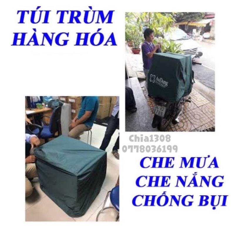 Áo trùm hàng vải dù da cá