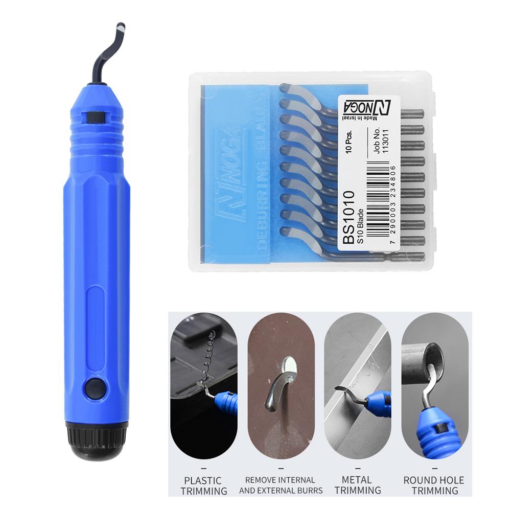 Cắt bằng dao cạo Deburring Deburring Cutter Set BURR Remover cho gỗ bằng nhựa bằng thép bằng thép 3D Model NB1100 BS1010