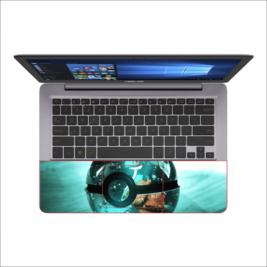 Miếng Dán Skin Decal Dành Cho Laptop - Pokemon 3 - Mã: 111118