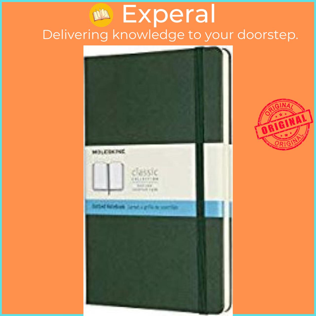 Sách - Moleskine Large Dotted Hardcover Notebook: Myrtle Green by Unknown (US edition, hardcover)
