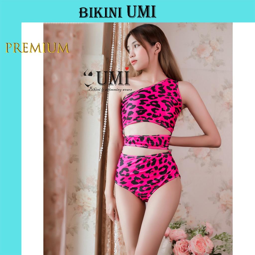 BIKINI LIỀN THÂN KHOÉT EO DA BEO NHIỀU MÀU MỚI BIKINI UMI