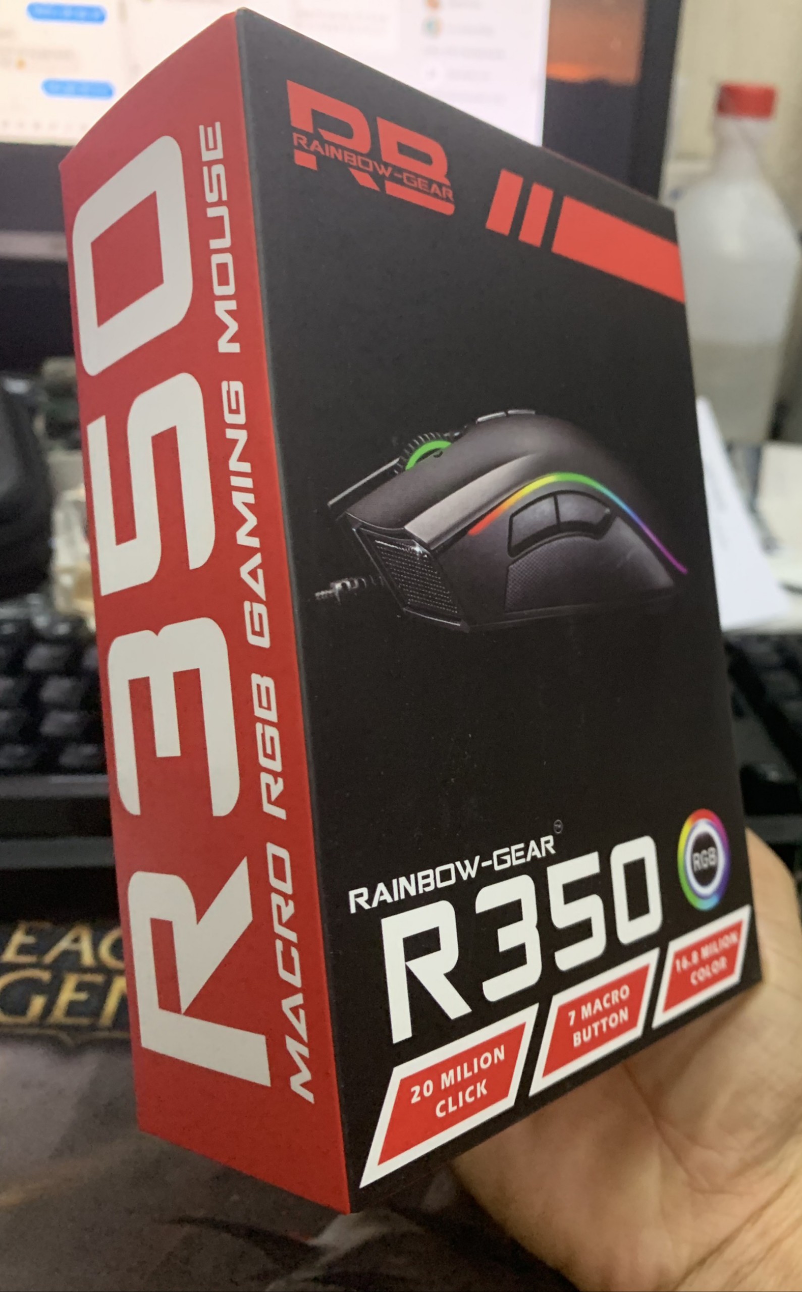 Mouse Gaming Rainbow R350 - Hàng Chính Hãng