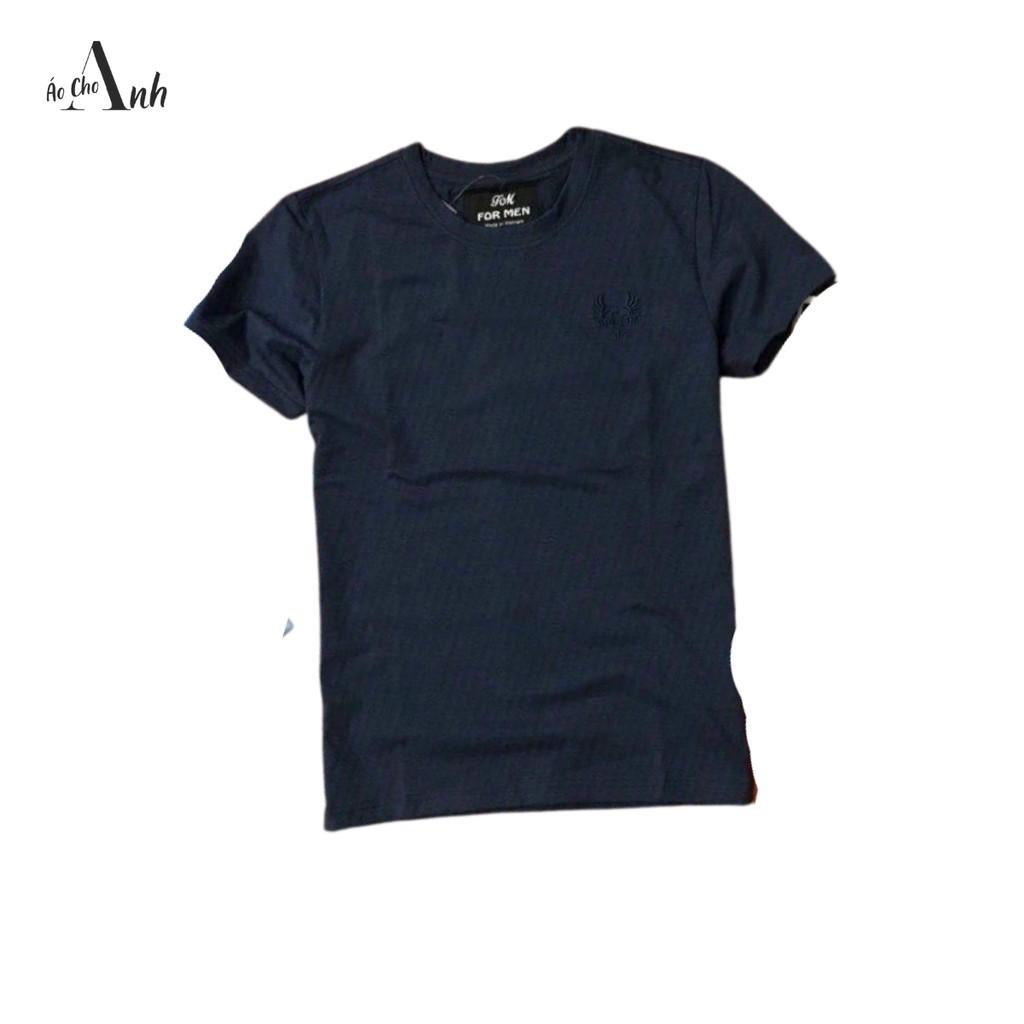 Áo thun cổ tròn ngắn tay chất COTTON siêu mát phong cách áo thun nam cao cấp hàng xuất rất tôn dáng - A071